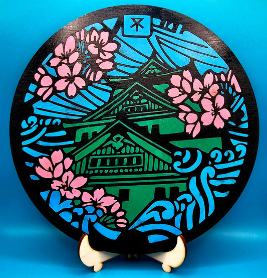 Osaka Castle Manhole Cover Decoration